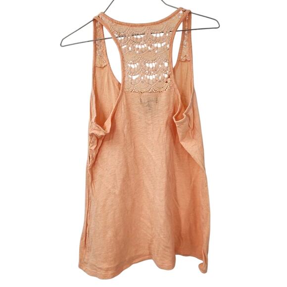 GAP Racerback Lace Tank Top Womens Size Medium M - Picture 2 of 5